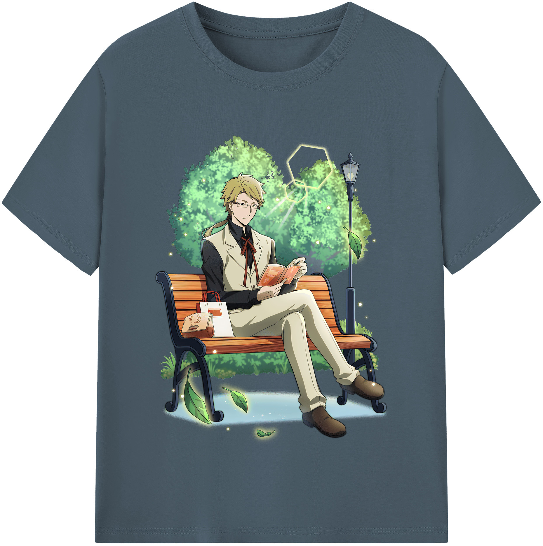 （画像用） 文豪ストレイドッグス Bungo Stray Dogs 綿100％半袖Tシャツ（フロントプリント）